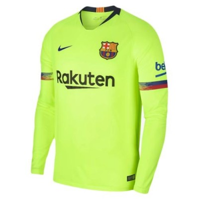 Футбольная футболка Barcelona Гостевая 2018 2019 длинный рукав 4XL(58) (Vietnam) 