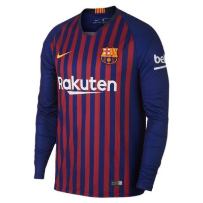 Футбольная футболка Barcelona Домашняя 2018 2019 длинный рукав 4XL(58) (Vietnam) 