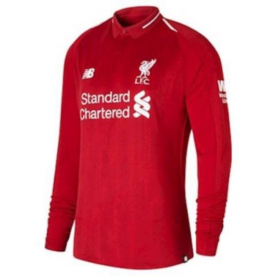 Футбольная футболка Liverpool Домашняя 2018 2019 длинный рукав XL(50) (Philippines) 