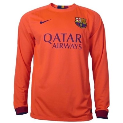 Футбольная футболка Barcelona Гостевая 2014 2015 длинный рукав 2XL(52) (Vietnam) 