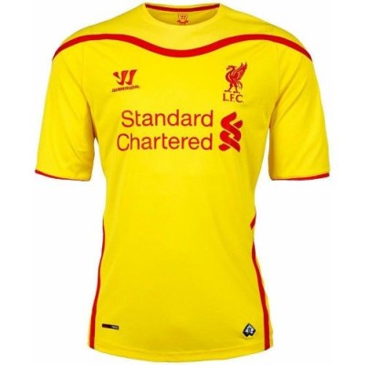 Футбольная футболка Liverpool Гостевая 2014 2015 короткий рукав L(48) (Philippines) 