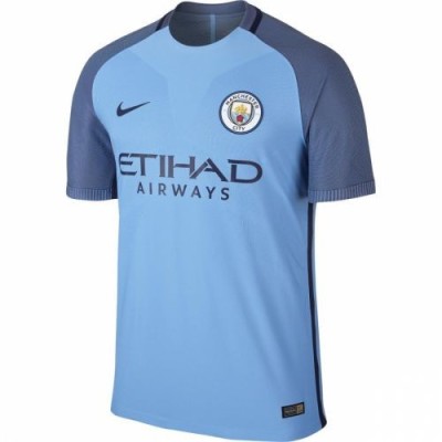 Футбольная футболка Manchester City Домашняя 2016 2017 длинный рукав XL(50) (China) 