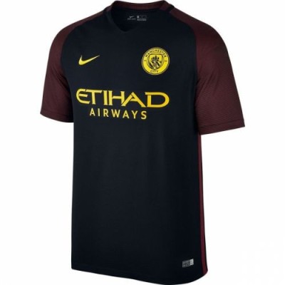 Футбольная футболка Manchester City Гостевая 2016 2017 короткий рукав XL(50) (Vietnam) 